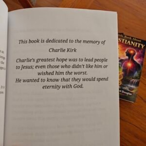 Dedicated to Charlie Kirk Charlie Kirk The Little Book About Christianity by K Richard Douglas Christianity faith Jesus Learn about Christianity What is different about the Christian religion